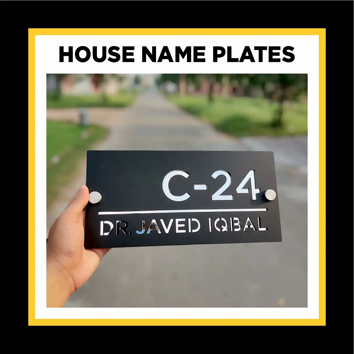 House Number Plate