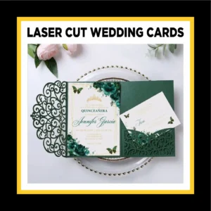 Laser Cut Wedding Cards