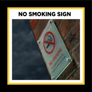 No Smoking Sign