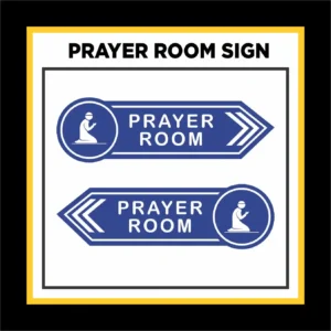 Prayer Room Signage